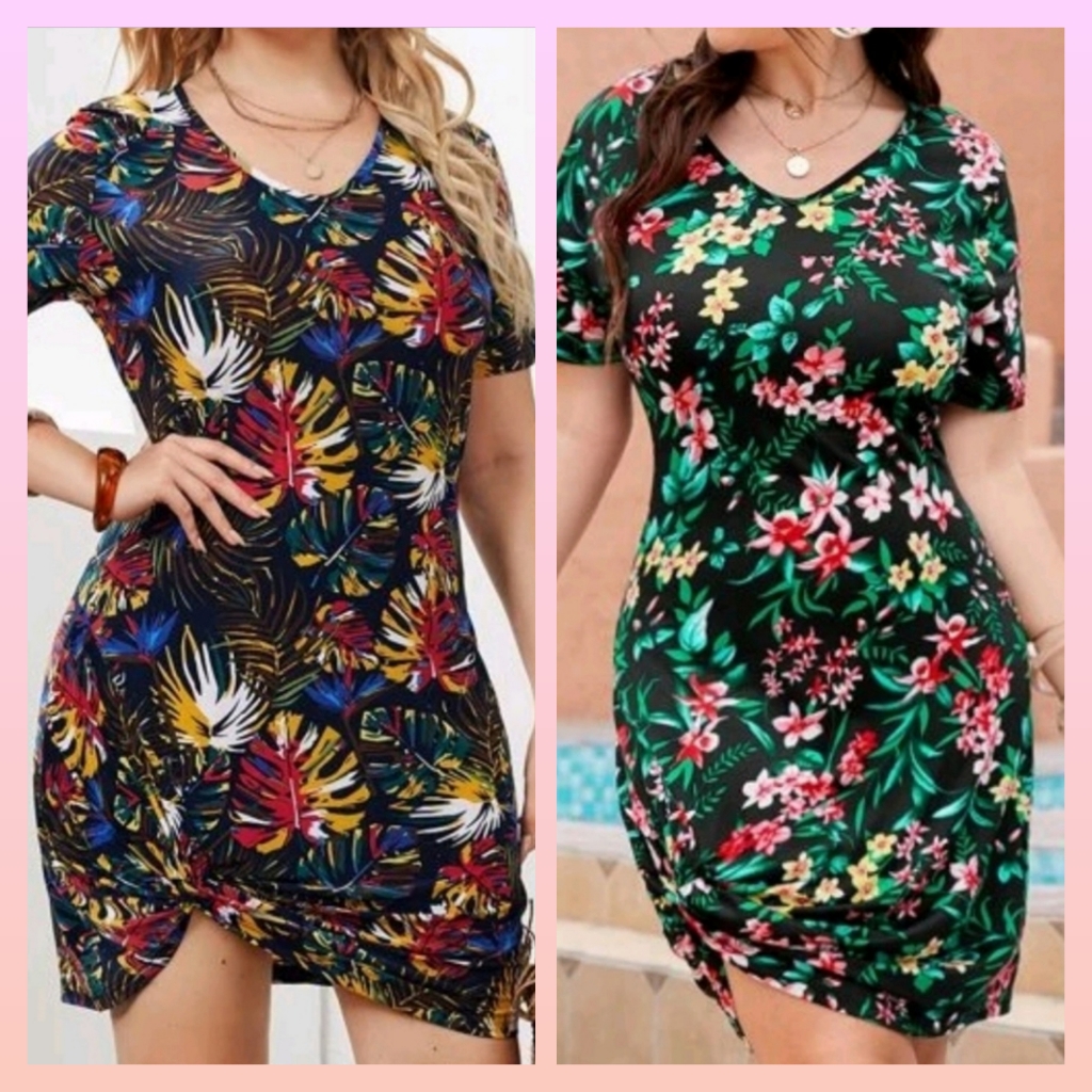 Two Floral Dresses